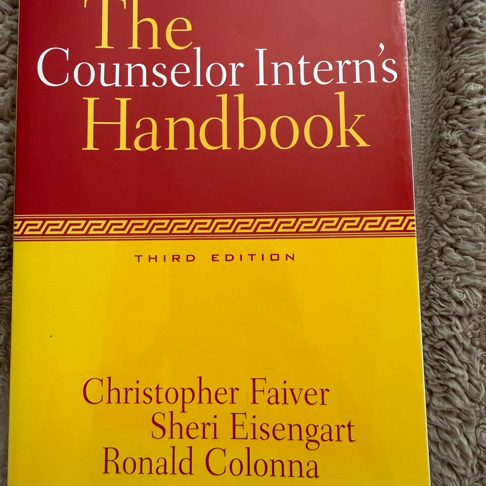The Counselor Intern's Handbook